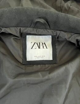 ZARA Herren Winterjacke schwarz mit Wildleder Optik - Berlin