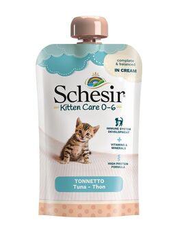 Schesir Kitten in Cream 10 x 150 g - Thunfisch