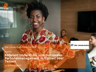 Referent (m/w/d) für internationales Personalmanagement in Vollzeit oder Teilzeit - Schwandorf