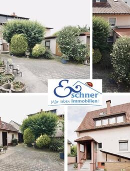 2 auf 1 Streich: Vorderhaus + Hinterhaus mit Nebengebäude + 2 Garagen - Groß Gerau