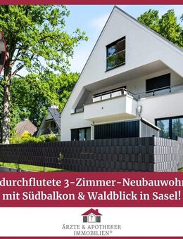 Lichtdurchflutete 3-Zimmer-Neubauwohnung mit Südbalkon & Waldblick in Sasel! - Hamburg