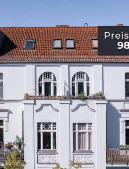 Preisnachlass sichern: Hochwertig saniertes 1-Zimmer-Apartment mit Echtholzboden und Terrasse - Berlin