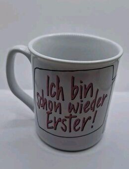 Tasse Erich Rauschenbach Ich Bin Schon Wieder Erster 9cm hoch 8cm breit Scherz - Essen