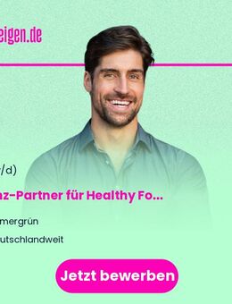 Lizenz-Partner (m/w/d) für Healthy Food Konzept - Berlin Mitte