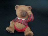 Teddybär Deko Keramik 9cm hoch 11cm lang 7cm breit - Essen
