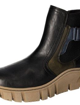 Mustang Shoes Winterboots, Stiefelette, Schlupfboots, Plateausohle, mit Stretcheinsatz
