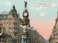 AK, Postkarte, Frankfurt a. M. - Kaiserstrasse mit Manskopfs Uhrturm - Bötzingen