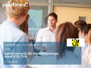 Lehrer (m/w/d) für Nachhilfeinstitut, mind. € 25,71/h - Hannover