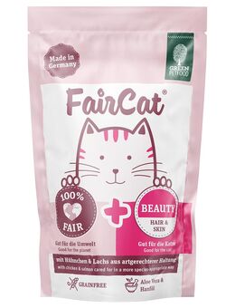 FairCat Nassfutterbeutel - Sparpaket: Beauty (16 x 85 g)