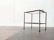 Mid Century Brass Bamboo Tray Cart Table zu Hollywood Regency 60s - Hamburg Hamburg-Nord