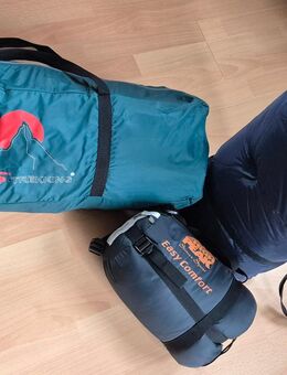 Zelt, Schlafsack und Isomatte ( selbstaufblasbar) zu verkaufen - Naumburg