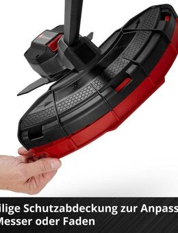 Einhell Akku-Motorsense GP-BC 36/430 Li P BL-Solo, 25,5 cm Arbeitsbreite Messer, 43 cm Arbeitsbreite Faden, ohne Akku und Ladegerät