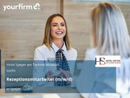 Rezeptionsmitarbeiter (m/w/d) - Speyer