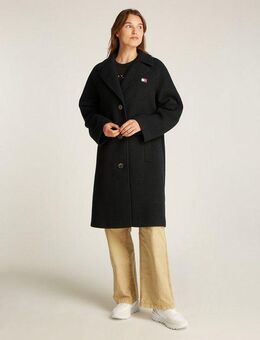 Tommy Jeans Kurzmantel TJW WOOL COAT mit Wollanteil
