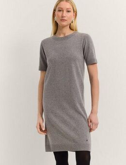 bugatti Strickkleid Rundhalsausschnitt aus einem edlen Wolle-Kaschmir-Mix