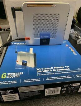 Cisco Linksys WRT54G3GV2-VF 12V Car WLAN Hotspot / 220V - Nauen Zentrum