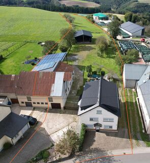 Zwei-/Dreifamilienhaus mit Hallen, Garagen und einer PV-Anlage, auf einem 1,3 Hektar großen Grundstück – ein Paradies für Tierliebhaber