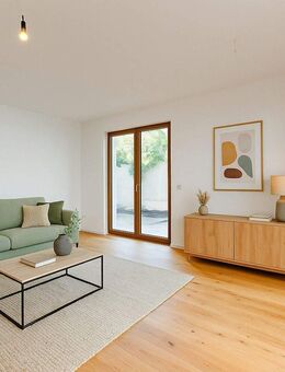 Bezugsfertige Neubau Zwei-Zimmer-Wohnung mit Terrasse und Garten - Frankfurt (Main)