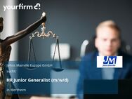 HR Junior Generalist (m/w/d) - Wertheim