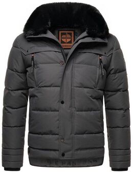 Stone Harbour Steppjacke Witas gesteppte Herren Winterjacke mit abnehmbarer Kapuze