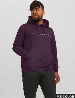Jack & Jones PlusSize Kapuzensweatshirt JJESTAR JJ SWEAT HOOD NOOS PLS mit Kängurutasche