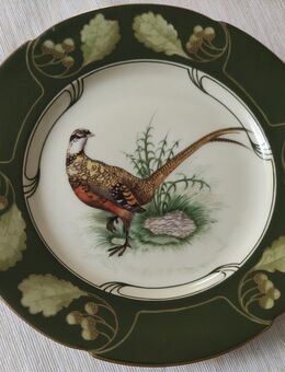 Nymphenburger Porzellan Jugendstil Teller Zierteller Wandteller Prunkteller - Grünendeich