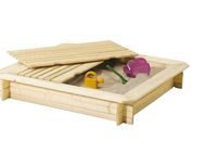 Sandkasten Komplett-Bausatz Fichtenholz 120 cm x 120 cm #I101 - Birkenfeld (Baden-Württemberg)