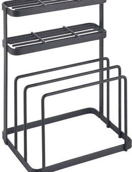 Metaltex Küchenorganizer-Set mit exklusiver Metaltex ThermoTouch® Beschichtung, (Set, 1-tlg), Messer- u. Schneidebrett-Organizer