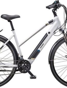 Telefunken E-Bike Trekkingrad Expedition XC940, 24 Gang Shimano Acera Schaltwerk, Kettenschaltung, Heckmotor, 417,6 Wh, (Straßenzulassung, ca. 100 km Reichweite, hydraulische Scheibenbremsen), Trekking Elektrofahrrad, Damen, 28 Zoll, 36 V 417,6 Wh...