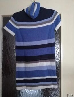 Blau gestreifter Rollkragenpulli - Longpulli - Gr. 146/152 - Manguun - Pirmasens