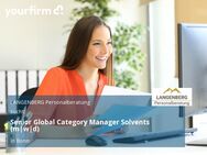 Senior Global Category Manager Solvents (m|w|d) - Bonn