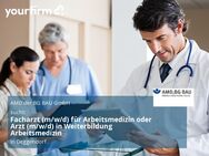 Facharzt (m/w/d) für Arbeitsmedizin oder Arzt (m/w/d) in Weiterbildung Arbeitsmedizin - Deggendorf