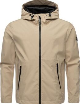 Ragwear Softshelljacke Shellwie Wasserdichte Herren Übergangsjacke mit Kapuze
