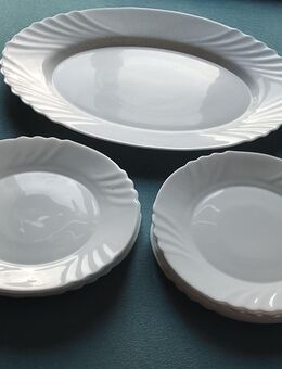 8-tlg Dessertteller, Kleine Teller, Frühstücksteller, 1-tlg. Oval Servierplatte - Landau (Pfalz)