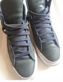 Chucks CONVERSE ALL STAR Sneakers Graues Leder Gr.39,5 in 80469