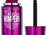 MAYBELLINE NEW YORK Mascara Volum' Express Falsche Wimpern Black Drama, mit patentierter Löffelbürste