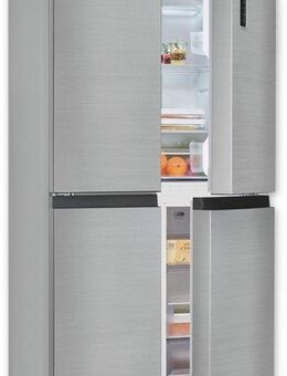 exquisit Multi Door MD425-150-040C inoxlook, 180 cm hoch, 79 cm breit