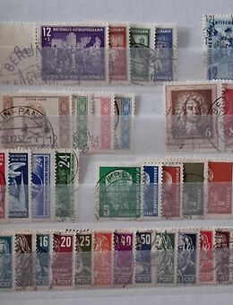 Briefmarken DDR Jahrgang 1952 komplett gestempelt - Görlitz