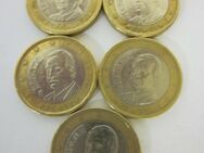 Spanien 1 €uro Münzen 5 x Umlauf-Münzen-2000-2001-2002-2003-2004- - Mahlberg