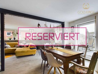 Maisonette Wohnung auf 100 Qm in Moers mit Dachterrasse und Garage in ruhiger Lage