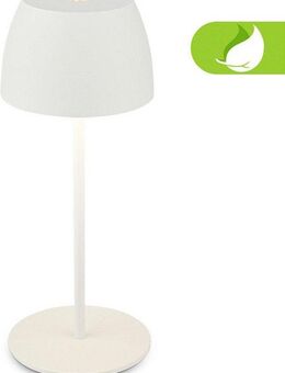 Briloner Leuchten LED Außen-Tischleuchte Serina Mini, Dimmfunktion, USB-Ladefunktion, LED fest integriert, Extra-Warmweiß, Akku Tischlampe, kabellos, IP44, Wohnzimmer, Schlafzimmer, Outdoor