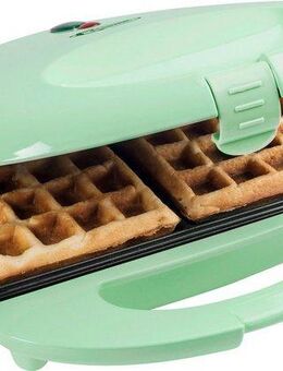 bestron Waffeleisen ASW401 Sweet Dreams, 700 W, mit Antihaftbeschichtung, Retro Design, für Belgische Waffeln