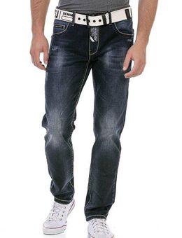 Cipo & Baxx Regular-fit-Jeans mit markanter Waschung