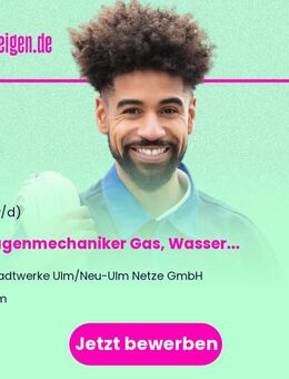 Anlagenmechaniker (m/w/d) Gas, Wasser und Wärme - Ulm