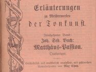 Büchlein - Erläuterungen zu Meisterwerken der Tonkunst 15. Band MATTHÄUS-PASSION - Zeuthen