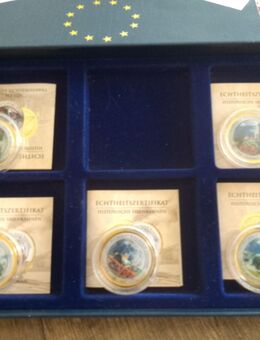 2 Euro Münzen sonderpraegung mit Eisenbahn Motiven mit echtheits zertfikatits - Meerane Zentrum