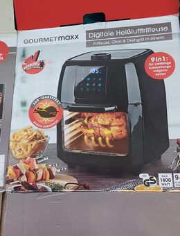 GOURMETmaxx Digitaler Heißluftofen / Heißluftfritteuse, 1800 W, 9 l Fassungsvermögen - Leipzig Ost