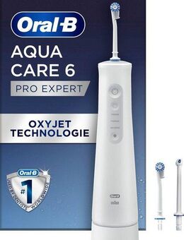 Oral-B Munddusche AquaCare 6, Aufsätze: 3 St., Kabellose mit Oxyjet-Technologie