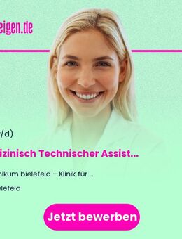 Medizinisch Technischer Assistent (MTA) (m/w/d) für unsere Universitäts-Hautklinik - Bielefeld