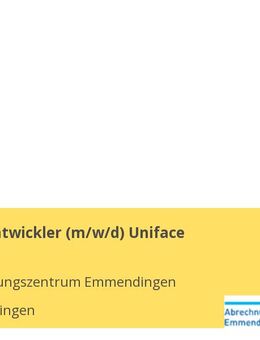Softwareentwickler (m/w/d) Uniface - Emmendingen
